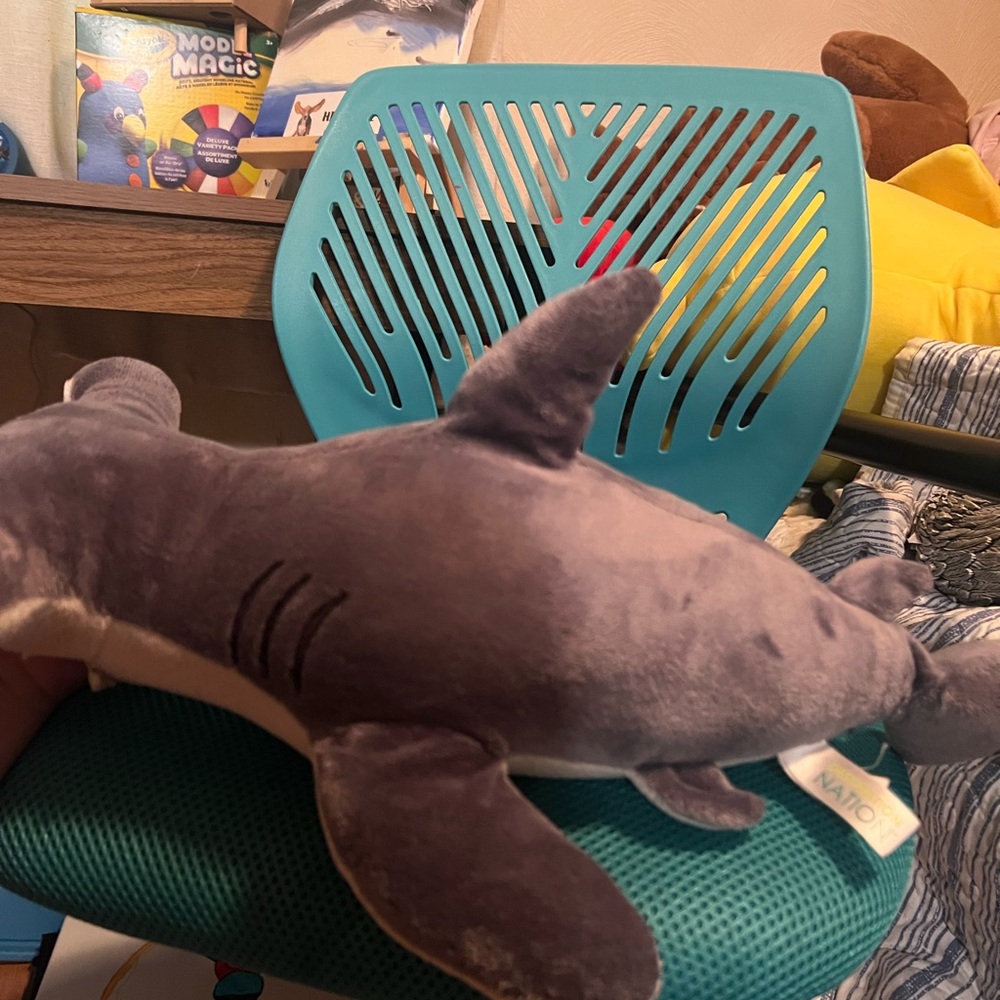 Plush Hammerhead Shark Toy - Picture 2 of 2